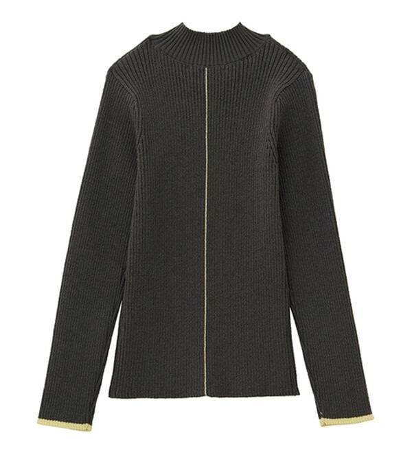 RANAN（ラナン）の「もちもちリブパイピングハイネックニット（ニット・セーター）」｜詳細画像