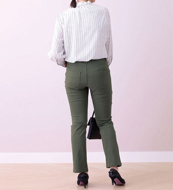 BELLUNA（ベルーナ）の「抗菌防臭！裏起毛美スマートパンツ（フルレングスパンツ）」｜詳細画像