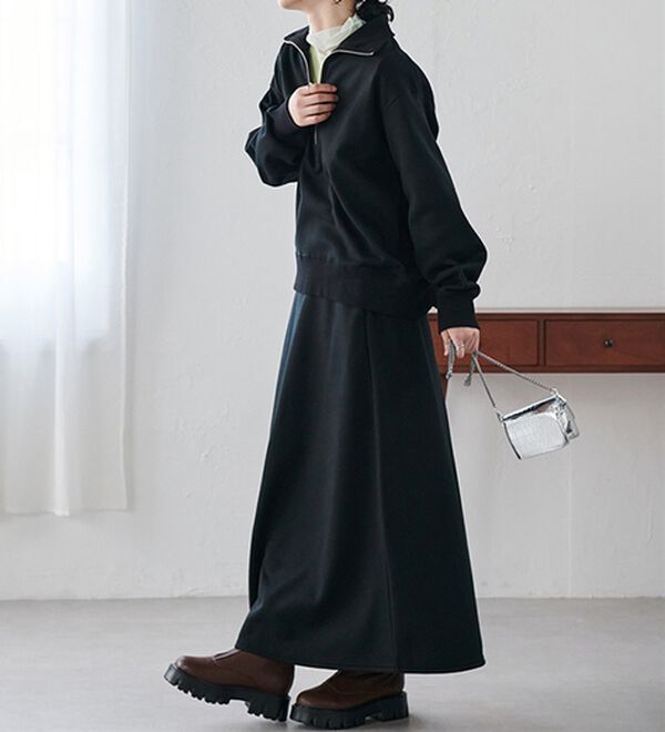 RANAN（ラナン）の「＜ＨＩＧＨ　ＳＰＥＣ＞毛玉になりにくい！ジップデザインセットアップ（セットアップ）」｜詳細画像