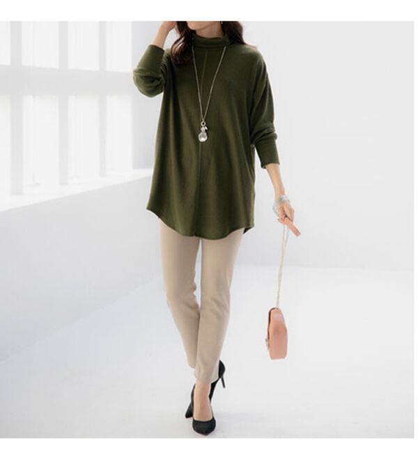 BELLUNA（ベルーナ）の「静電防止付裏ファー素材レギンス（フルレングスパンツ）」｜詳細画像