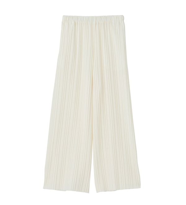 RANAN（ラナン）の「【セルフカットOK】ひんやりセミワイドプリーツパンツ（フルレングスパンツ）」｜詳細画像