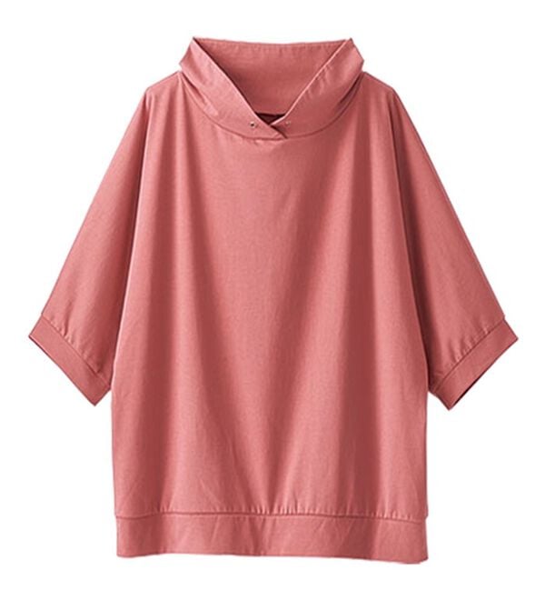 BELLUNA（ベルーナ）の「フード風衿デザインプルオーバー（カットソー）」｜詳細画像