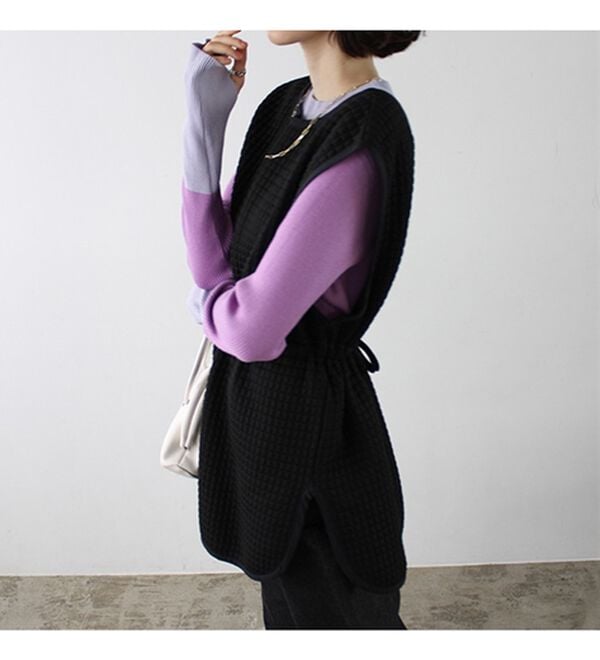 GeeRA（ジーラ）の「前後２ＷＡＹキルティングカットソーベスト（ベスト）」｜詳細画像