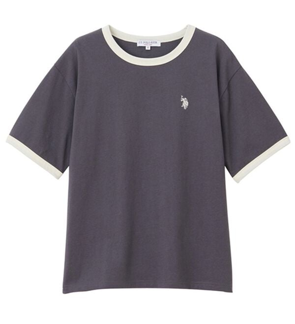 GeeRA（ジーラ）の「【ＵＳ．ＰＯＬＯ．ＡＳＳＮ】接触冷感リンガーＴシャツ（Tシャツ）」｜詳細画像