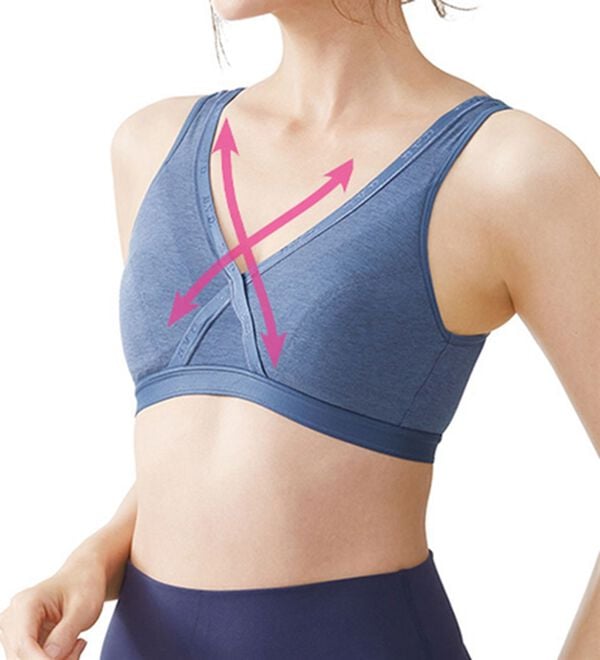 LAVIENNE（ラヴィエンヌ）の「＜ＢＶＤ＞クロスサポート　ウォーキングブラ（ブラジャー）」｜詳細画像