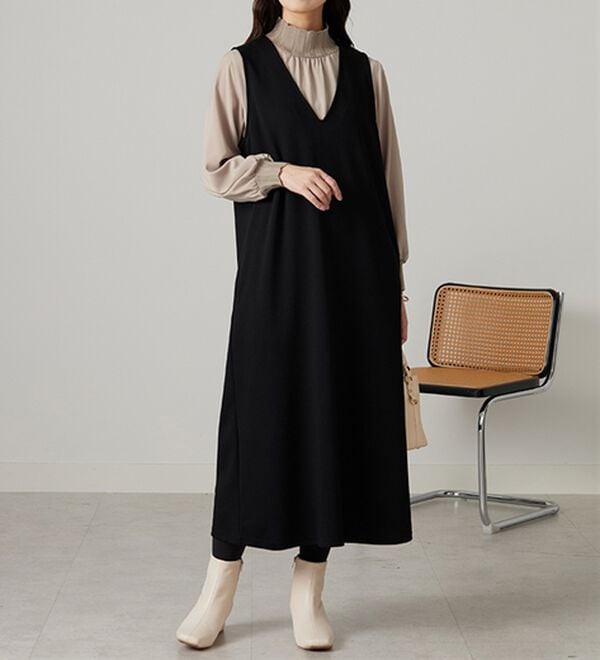 BELLUNA（ベルーナ）の「リブニット使いチュニック（チュニック）」｜詳細画像