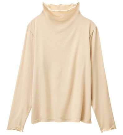 RANAN（ラナン）の「シアーハイネックプルオーバー（カットソー）」