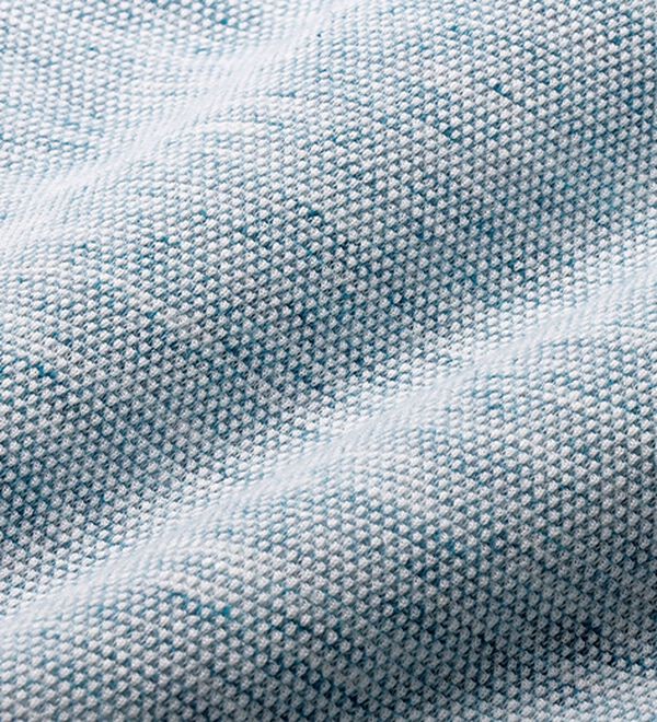 「＜コムルヴァン・オム＞リネンブレンド大人の杢調ポロ（メンズポロシャツ）」｜詳細画像