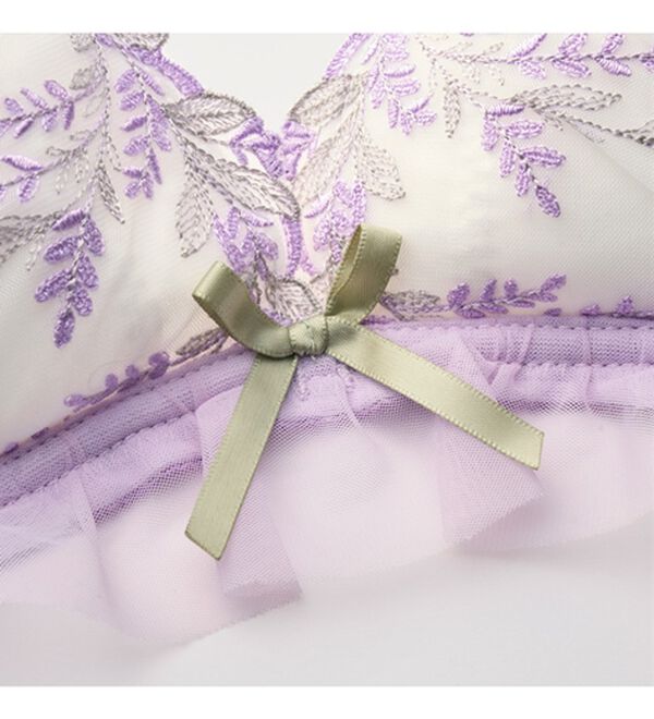 YU'NOW（ユナウ）の「ぷるるん谷間のノンワイヤーブラ＆ショーツ（ブラジャー＆ショーツセット）」｜詳細画像