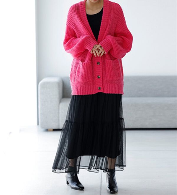 RANAN（ラナン）の「モヘアライクニットカーディガン（ニットカーディガン）」｜詳細画像