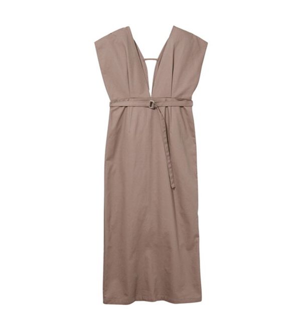 GeeRA（ジーラ）の「ベルト付Ｖネックジャンスカ（ジャンパースカート）」｜詳細画像