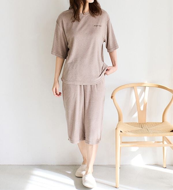 LAVIENNE（ラヴィエンヌ）の「【着るタオル】サラッと気持ちいい！パイルパジャマ（パジャマ・ルームウェア）」｜詳細画像
