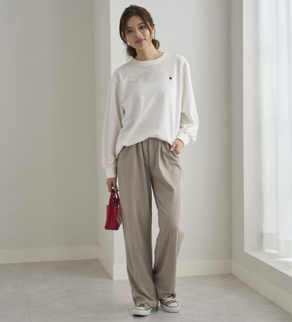 BELLUNA（ベルーナ）の「【メルティポンチ】イージーパンツ（フルレングスパンツ）」｜詳細画像