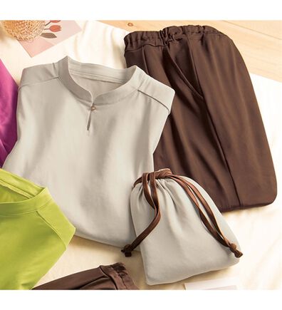 LAVIENNE（ラヴィエンヌ）の「はだける浴衣は卒業！トラベルパジャマ（パジャマ・ルームウェア）」