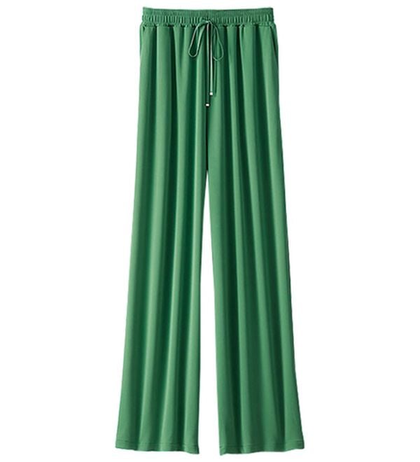 BELLUNA（ベルーナ）の「シャリさら！快適ドロストワイドパンツ（ワイドパンツ・ガウチョ）」｜詳細画像