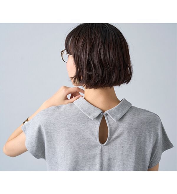 BELLUNA（ベルーナ）の「ヒンヤリ！綿１００％かのこポロチュニック（チュニック）」｜詳細画像