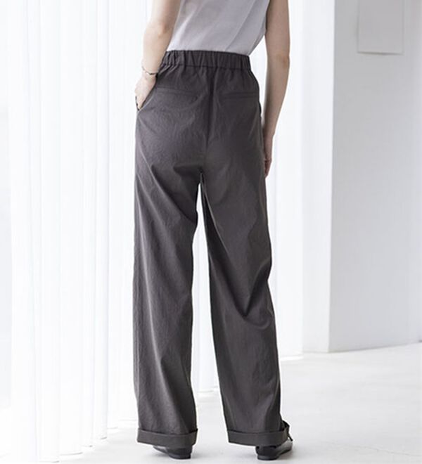 BELLUNA（ベルーナ）の「万能！タック使いワイドパンツ（ワイドパンツ・ガウチョ）」｜詳細画像