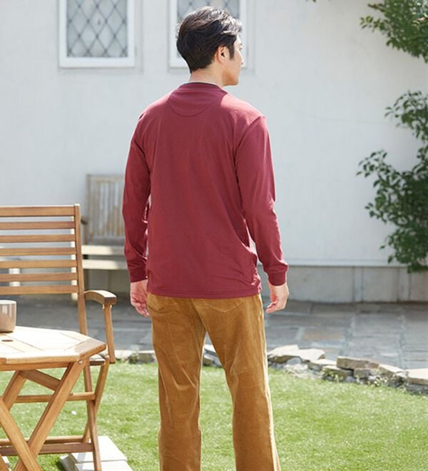 「【３色組】＜ポロ・ビーシーエス＞プレイヤー刺しゅうＴシャツ（メンズルームウェア）」｜詳細画像