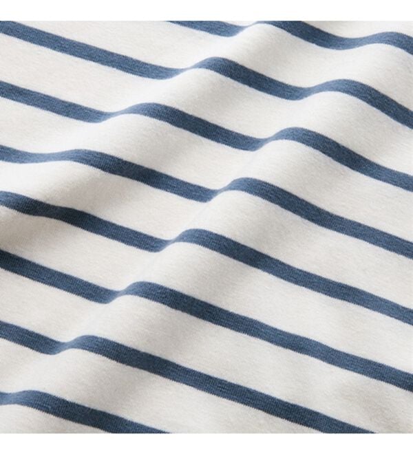 GeeRA（ジーラ）の「袖スリットボーダーカットソー（カットソー）」｜詳細画像