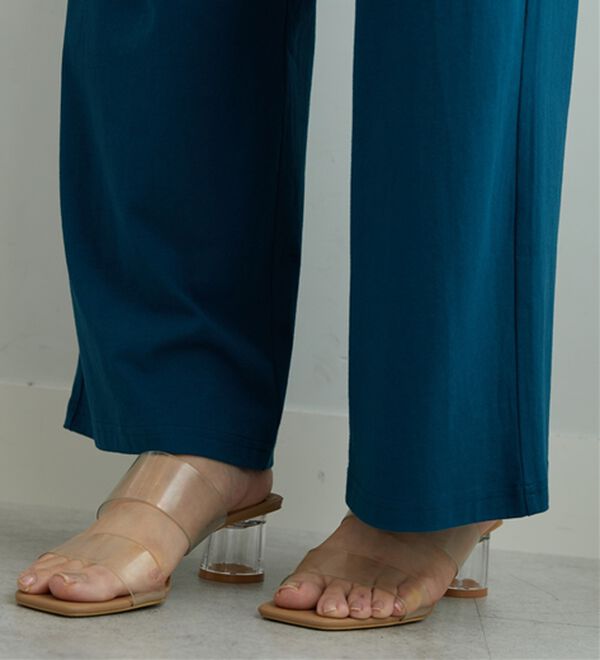 BELLUNA（ベルーナ）の「着心地楽々！綿１００％イージーパンツ（ワイドパンツ・ガウチョ）」｜詳細画像