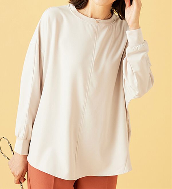 BELLUNA（ベルーナ）の「きれい見えドルマンプルオーバー（カットソー）」｜詳細画像