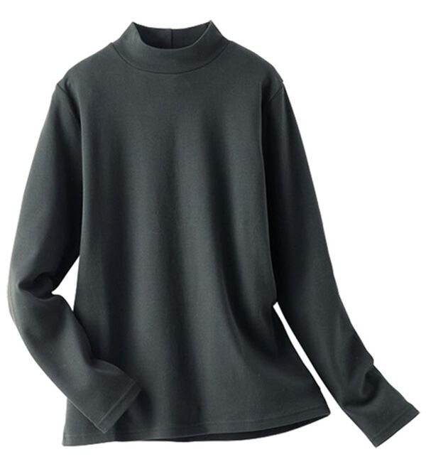 BELLUNA（ベルーナ）の「《ＨｕｇＲｅａｍコットン》裏起毛暖かハイネックプルオーバー（カットソー）」｜詳細画像