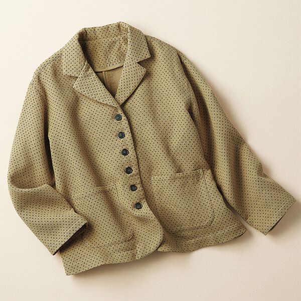 BELLUNA（ベルーナ）の「綿１００％ふんわり３重ガーゼジャケット（その他ジャケット）」｜詳細画像