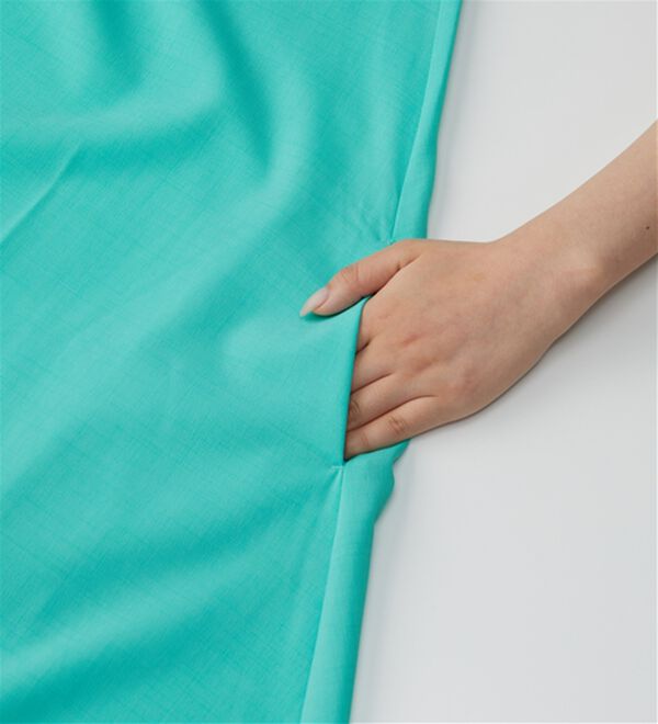 RANAN（ラナン）の「ひんやり！麻調合繊フレアーワンピース（その他ワンピース）」｜詳細画像