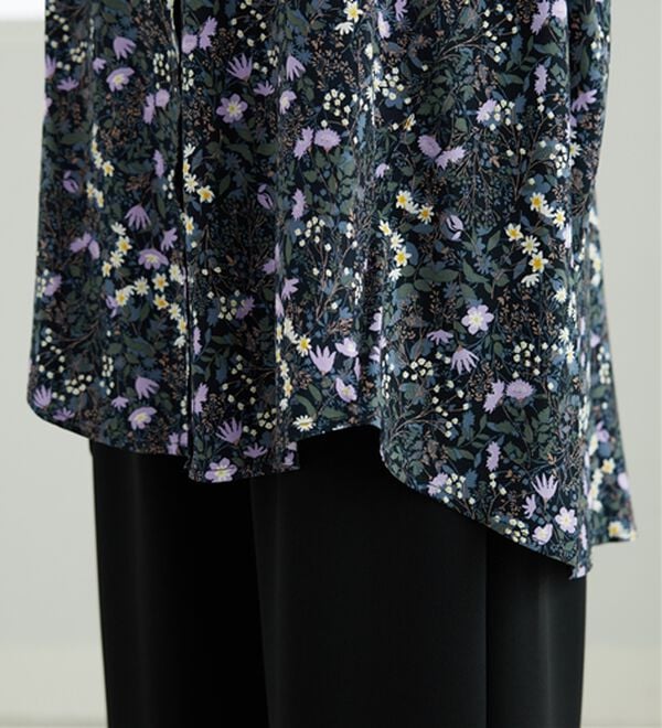 「【接触冷感】レーヨン素材ブザム切替ワンピース（その他ワンピース）」｜詳細画像