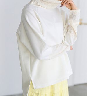 RANAN（ラナン）の「レイヤードデザインカットソー（カットソー）」｜ホワイト