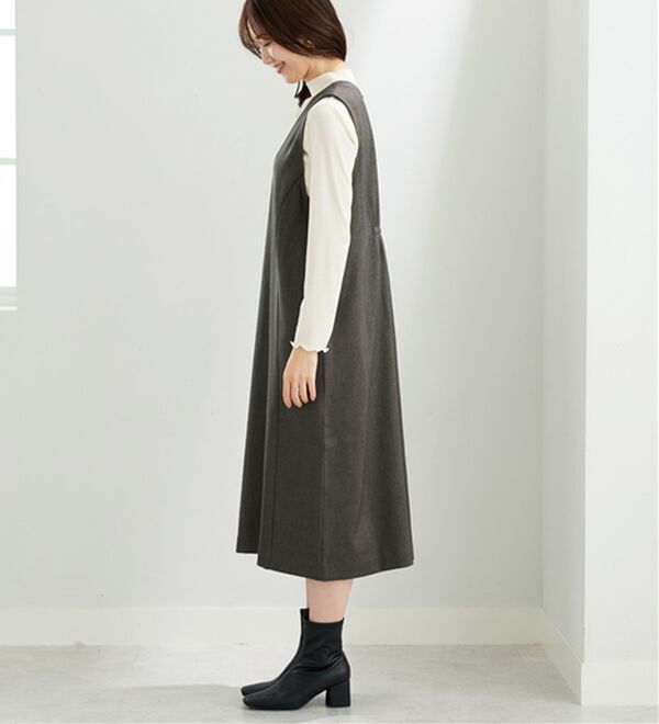 BELLUNA（ベルーナ）の「体型カバージャンパースカート（ジャンパースカート）」｜詳細画像