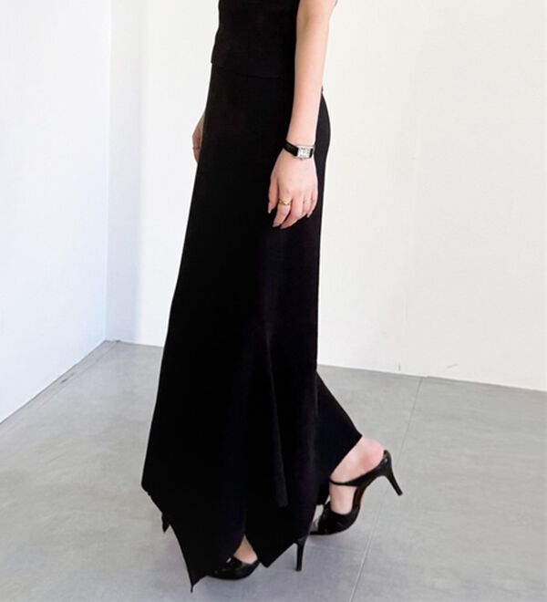 GeeRA（ジーラ）の「サマーニットマーメイドスカート（ロングスカート）」｜詳細画像