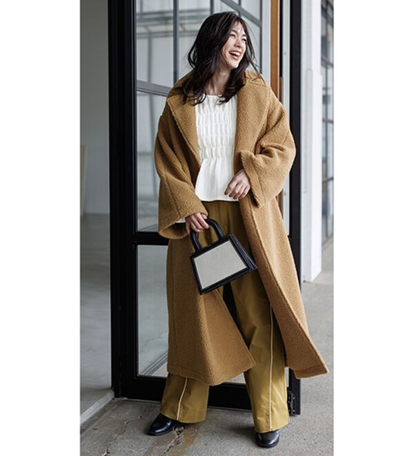 RANAN（ラナン）の「シャーリングカットブラウス（カットソー）」｜詳細画像