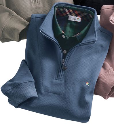 「＜アーノルド　パーマー＞シャツレイヤードカルゼトレーナー（メンズトレーナー）」