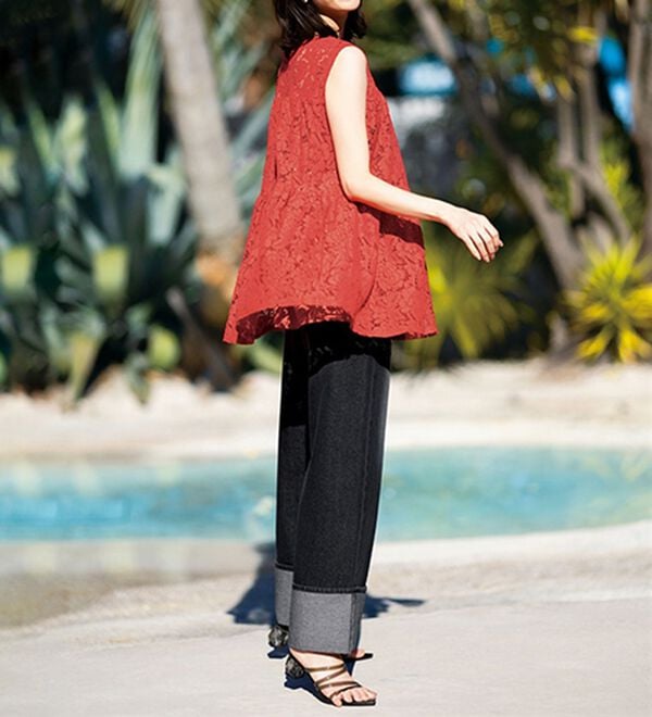 RANAN（ラナン）の「レースティアードチュニック（チュニック）」｜詳細画像