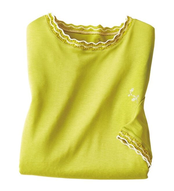 ルフラン（ルフラン）の「かぎ針編使い上品プルオーバー（カットソー）」｜詳細画像