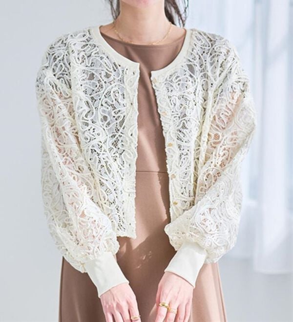 RANAN（ラナン）の「シアーレースカーディガン（その他カーディガン）」｜詳細画像