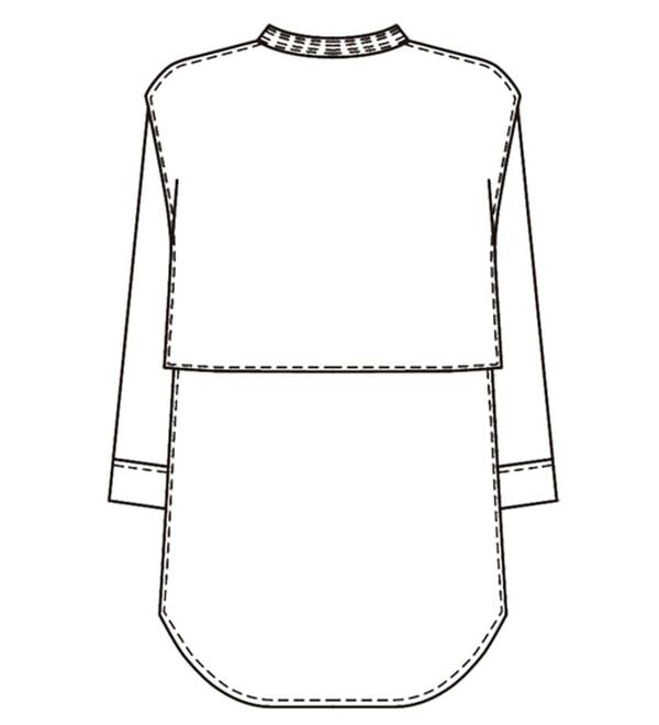 BELLUNA（ベルーナ）の「＜エレガントに体型カバー！＞刺しゅう重ねチュニック（チュニック）」｜詳細画像