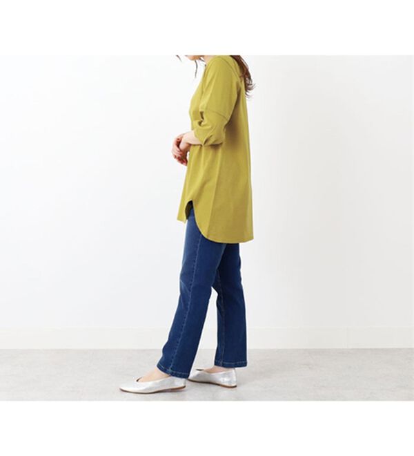 BELLUNA（ベルーナ）の「スリットデザインふんわり袖チュニック（チュニック）」｜詳細画像