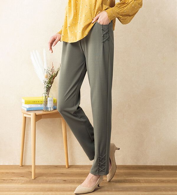 ルフラン（ルフラン）の「【３本組】のびのび素材ゆるパンツ（その他パンツ）」｜詳細画像