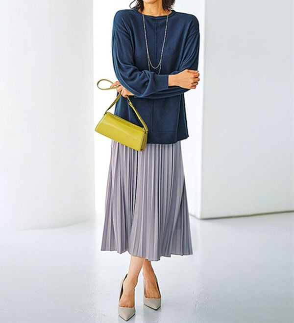 BELLUNA（ベルーナ）の「ふんわりカシミヤタッチニットプルオーバー（ニット・セーター）」｜詳細画像