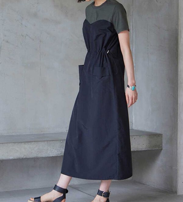 RANAN（ラナン）の「ワークデザインドッキングワンピース（ドッキングワンピース）」｜詳細画像