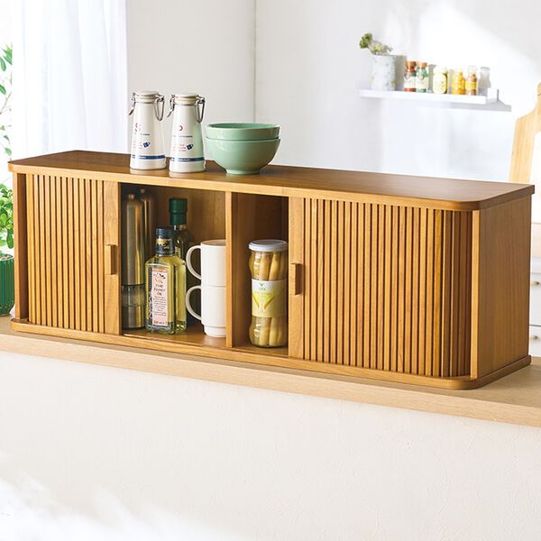 「ジャバラ扉式収納庫２（ラック・棚・本棚）」｜詳細画像