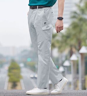 「＜フィラ＞キシリトール加工すっきりカーゴパンツ（メンズフルレングスパンツ）」｜詳細画像