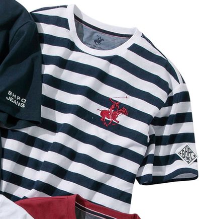 「＜ビバリーヒルズ・ポロクラブ＞選べるデザイン鹿の子Ｔシャツ（メンズＴシャツ）」