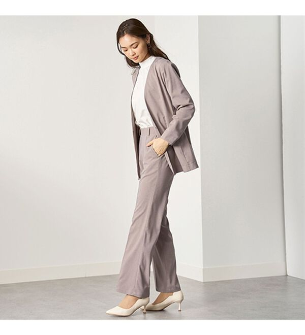 BELLUNA（ベルーナ）の「【４点セット】＜５つのラクが嬉しい！＞洗える！ストレッチ素材４点セットスーツ（その他スーツ）」｜詳細画像