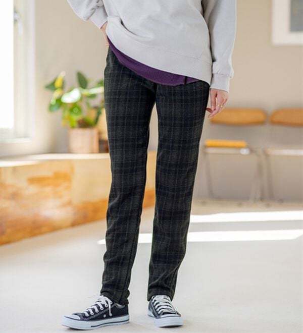 BELLUNA（ベルーナ）の「【あったか仕様♪】すっきり見え！裏ファーパンツ（フルレングスパンツ）」｜詳細画像