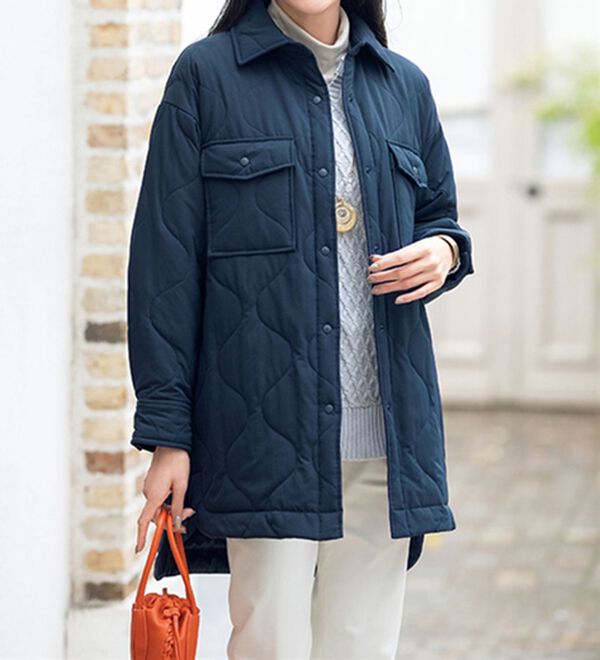 ルフラン（ルフラン）の「ゆったりが可愛いキルトジャケット（その他ジャケット）」｜詳細画像