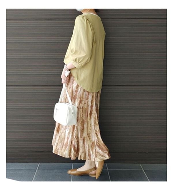 BELLUNA（ベルーナ）の「裾切替デザインフレアースカート（ひざ丈スカート）」｜詳細画像