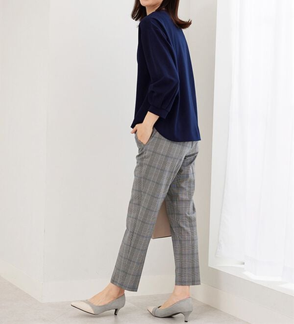 BELLUNA（ベルーナ）の「【2点セット】ジョーゼット素材ネックレス付ブラウス（ブラウス）」｜詳細画像